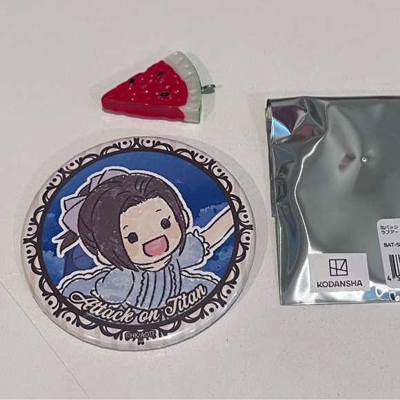 Attack on Titan Sasha Blouse GraffArt Can Badge Shingeki no Kyojin Douwa ver - Picture 4 of 4